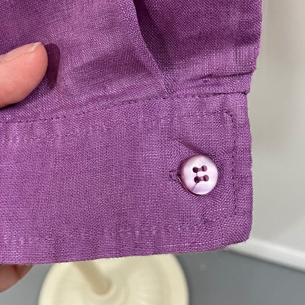 Purple Linen Tunic - Picture 7 of 14
